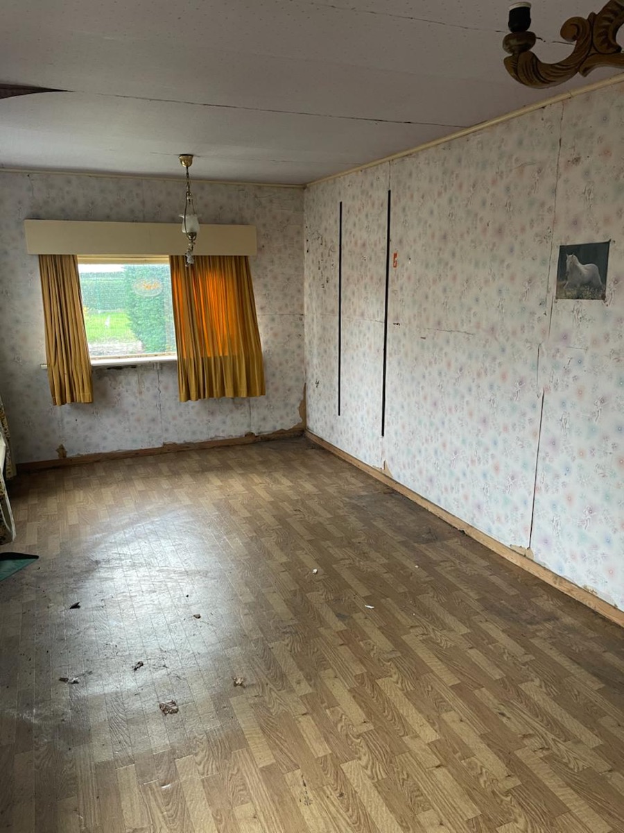 Tuinhuis na ontruiming